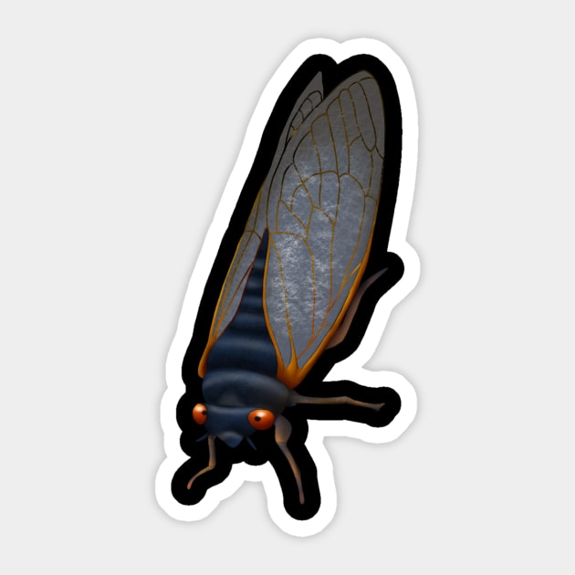 Cicada Sticker by Wilderness Insider